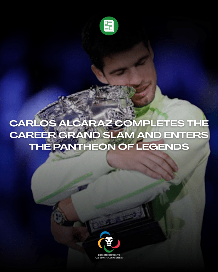CARLOS ALCARAZ COMPLETES THE CAREER GRAND SLAM AND ENTERS THE PANTHEON OF&nbsp;LEGENDS